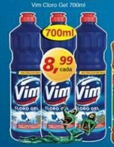 Supermercados Guanabara Vim Cloro Gel 700ml oferta