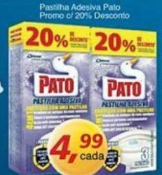 Supermercados Guanabara Pastilha Adesiva Pato Promo c/ 20% desconto oferta