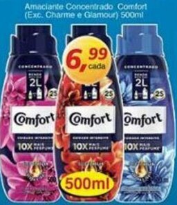 Supermercados Guanabara Amaciante Concentrado Comfort 500ml oferta