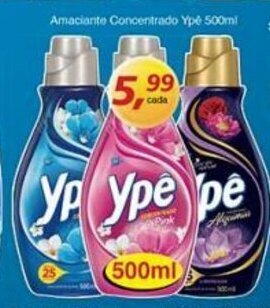 Supermercados Guanabara Amaciante Concentrado Ype 500ml oferta