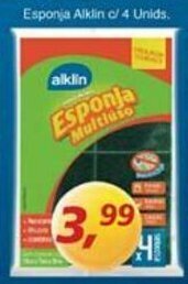 Supermercados Guanabara Esponja Alklin c/4 unids. oferta