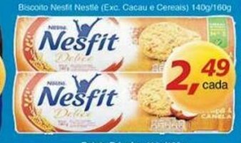 Supermercados Guanabara Biscoito Nesfit Nestle 140g/160g (Exc. Cacau e Cereais) oferta