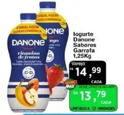 Max Atacadista Iogurte danone sabores garrafa oferta