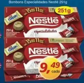 Supermercados Guanabara Bombom Especialidades Nestle 251g oferta