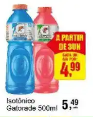 Negreiros Isotônico Gatorade oferta