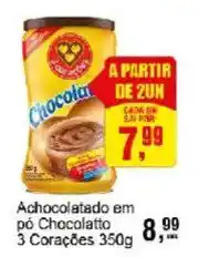 Negreiros Achocolatado em pó Chocolatto 3 Corações oferta