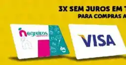 Negreiros 3x sem juros em 1 oferta