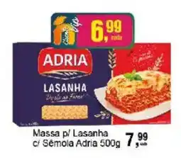 Negreiros Massa p/ Lasanha c/ Sêmola Adria oferta