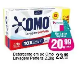 Negreiros Detergente em pó Omo Lavagem Perfeita oferta