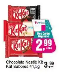 Negreiros Chocolate Nestlé Kit Kat Sabores oferta