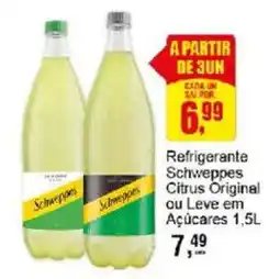 Negreiros Refrigerante Schweppes Citrus Original ou Leve em Açúcares 1.5L oferta