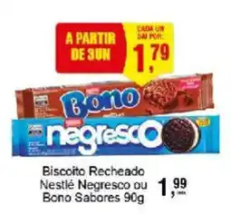 Negreiros Biscoito recheado nestlé negresco ou bono sabores oferta