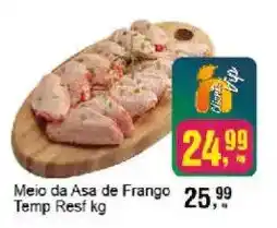 Negreiros Meio da Asa de Frango Temp Resf kg oferta