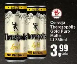 Negreiros Cerveja Therezopólls Gold Puro Malte oferta