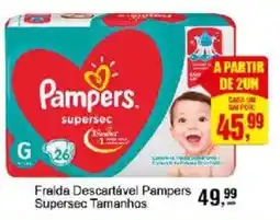 Negreiros Freida Descartável Pampers Supersec Tamanhos oferta