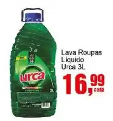 Negreiros Lava Roupas Líquido Urca 3L oferta