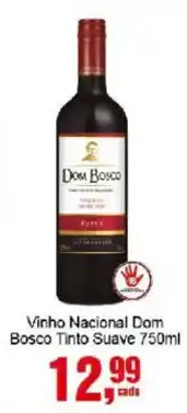Negreiros Vinho Nacional Dom Bosco Tinto Suave oferta
