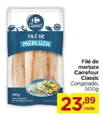 Filé de merluza carrefour classic
