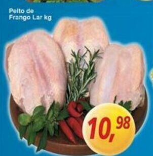 Supermercados Guanabara Peito de Frango Lar 1kg oferta
