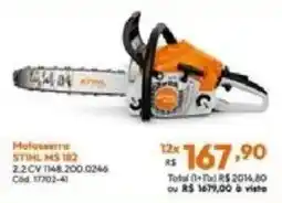 Lojas Becker Motosserra stihl MS182 oferta
