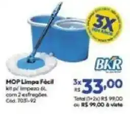 Lojas Becker Mop limpa fácil oferta