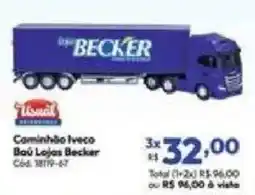 Lojas Becker Caminhão Iveco Baú Lojas Becker oferta
