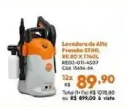 Lojas Becker Lavadora de Alta Pressão Stihl oferta