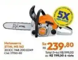 Lojas Becker Motosserra sti hl ms 162 oferta