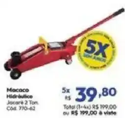 Lojas Becker Macaco Hidráulico oferta