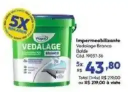 Lojas Becker Impermeabilizante Vedalage Branco oferta