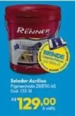Lojas Becker Selador Acrilico oferta