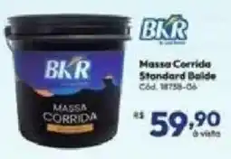 Lojas Becker Massa corrida standard balde oferta