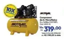 Lojas Becker Compressor de Ar Monofásico oferta