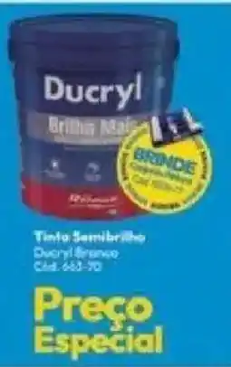 Lojas Becker Tinta semibrilho ducryl branco oferta