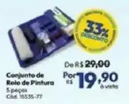 Lojas Becker Conjunto de Rolo de Pintura oferta