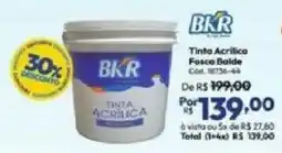 Lojas Becker tinta acrilica fosca balde oferta