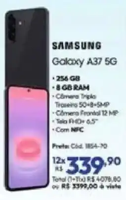 Lojas Becker samsung galaxy a37 5g oferta