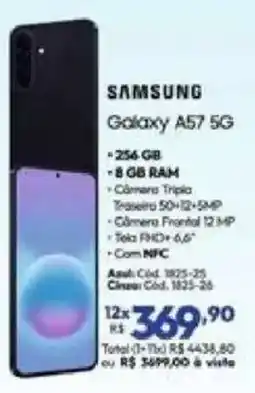 Lojas Becker samsung galaxy a57 5g oferta