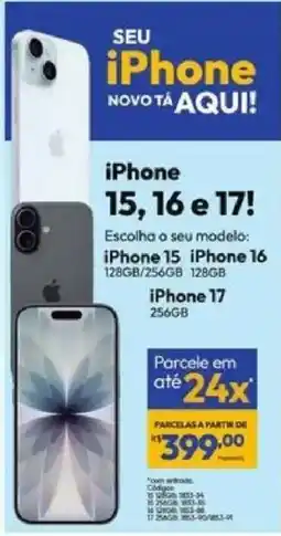 Lojas Becker iphone 15, 16 e 17! oferta