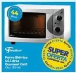 Lojas Becker Forno elétrico 44 litros gourmet grill oferta