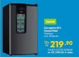 Lojas Becker Cervejeira 62 l consul mais titanium oferta