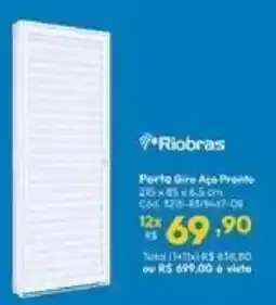 Lojas Becker Porta Giro Aço Prateado oferta