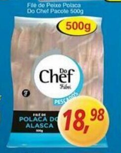 Supermercados Guanabara File de peixe Polaca Do Chef pacote 500g oferta