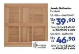 Lojas Becker Janela Guilhotina Eucalipto oferta