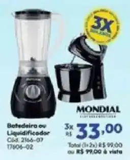 Lojas Becker Batedeira ou liquidificador oferta