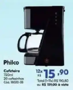 Lojas Becker Cafeteira oferta