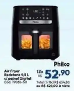Lojas Becker Air fryer redstone 9,5 L C painel digital oferta