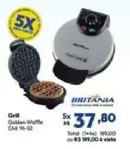 Lojas Becker Grill Golden Waffle oferta