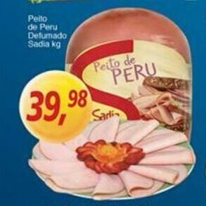 Supermercados Guanabara Peito de Peru Defumado Sadia 1kg oferta