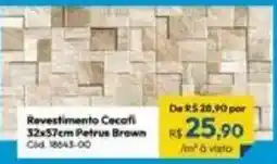 Lojas Becker Revestimento Cecafli Petrus Brown oferta